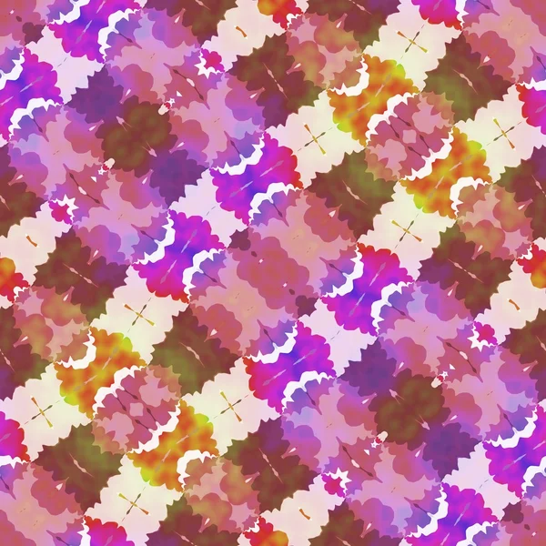 Kaleidoskopisch nahtlose Muster. Abstrakter Hintergrund — Stockfoto