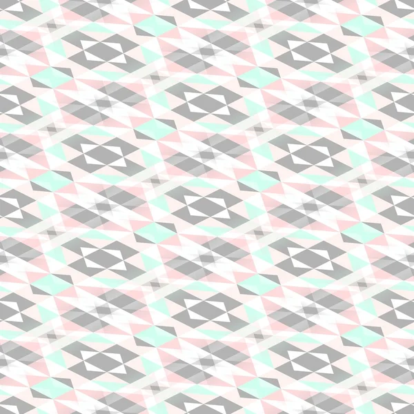 Seamless geometrical pattern in pastel colors — Stock Photo, Image