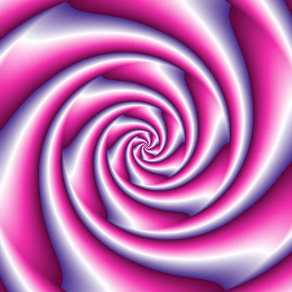 粉色和蓝色的抽象螺旋背景 — 图库照片