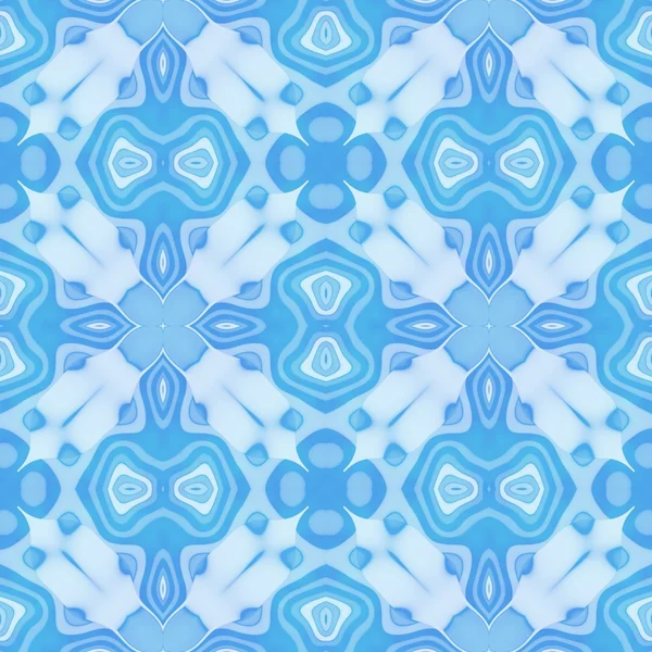 Бесшовный мозаичный узор или фон в синем — стоковое фото