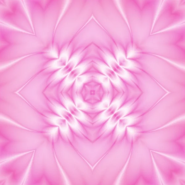 Bezešvé kaleidoskopický zdobený vzor v růžové — Stock fotografie