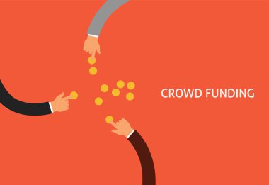 crowdfunding clipart