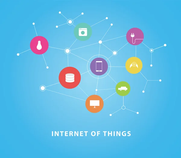 Internet de las cosas — Archivo Imágenes Vectoriales