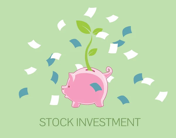Voorraad investeringen — Stockvector