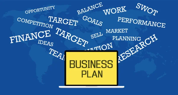 Business plan — Stock Vector