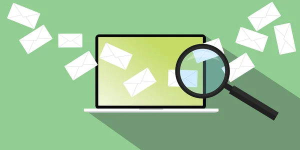 Envoyer email de réception — Image vectorielle