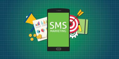 cep telefonu smarthphone grafik veri para pazarlama sms