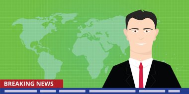 son dakika Haberler tv çapa studio adam muhabir spiker sunucu gülümseme