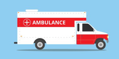 Ambulans araba araç ile hızlı gelen izole acil