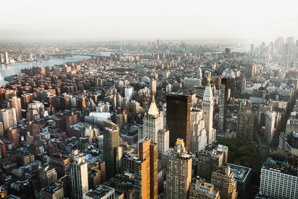 Панорамним видом на Нью-Йорк — стокове фото