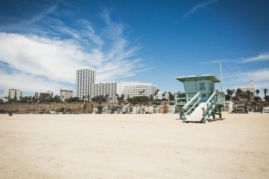 Los Angeles 'taki Santa Monica plajı