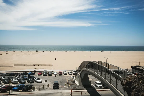 Veduta della spiaggia di Santa Monica — Foto Stock