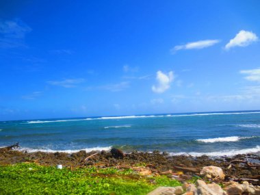 Playa, plaj. Playa paradisiaca en las islas colombianas de San Andres