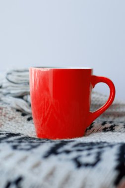 Bir kırmızı nug, dikey fotoğraf