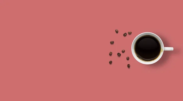 보이는 뜨거운 커피콩 — 스톡 사진