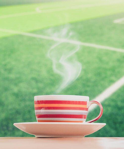 coffee cup with steam coming out