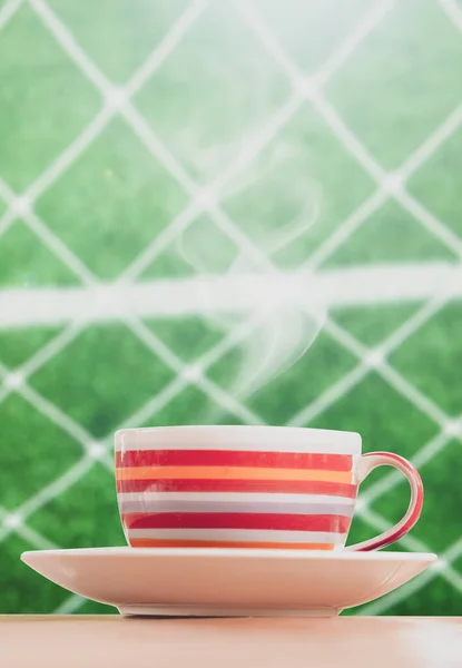 Coffee Cup Steam Coming Out — Stock Photo, Image