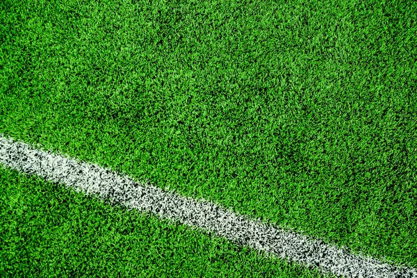 Green Football Field Close — Stock Photo, Image