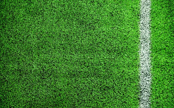 Zielone Boisko Piłki Nożnej Zbliżenie — Zdjęcie stockowe