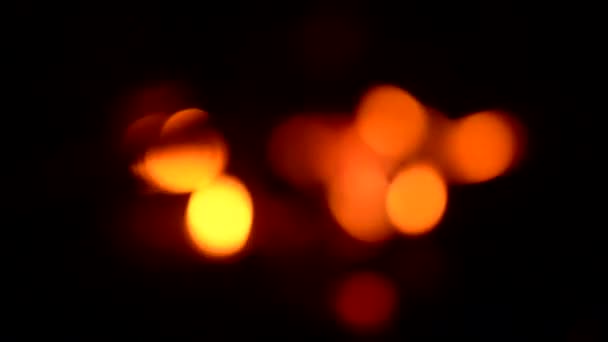 Abstracte Achtergrond Met Bokeh Lichten — Stockvideo