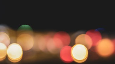 Bulanık lensler tarafından yapılan çok renkli bokeh 'in soyut arkaplan resmi.