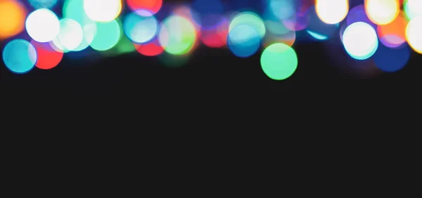 Imagen Fondo Abstracta Hermoso Bokeh Multicolor Hecho Por Lentes Borrosas —  Fotos de Stock