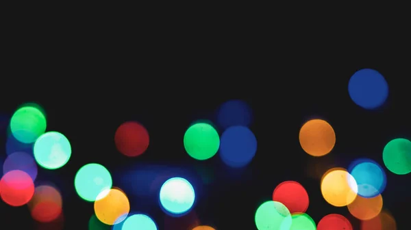 Imagen Fondo Abstracta Hermoso Bokeh Multicolor Hecho Por Lentes Borrosas —  Fotos de Stock