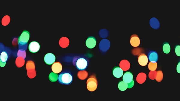 Abstract Background Image Beautiful Multicolored Bokeh Made Blurry Lenses — Stock Photo, Image