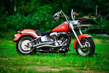 Güzel bir renk Harley Davidson motosikleti 7 Eylül 2019, Tayland