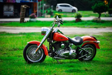 Güzel bir renk Harley Davidson motosikleti 7 Eylül 2019, Tayland