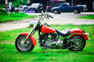 Güzel bir renk Harley Davidson motosikleti 7 Eylül 2019, Tayland