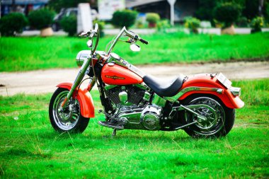 Güzel bir renk Harley Davidson motosikleti 7 Eylül 2019, Tayland