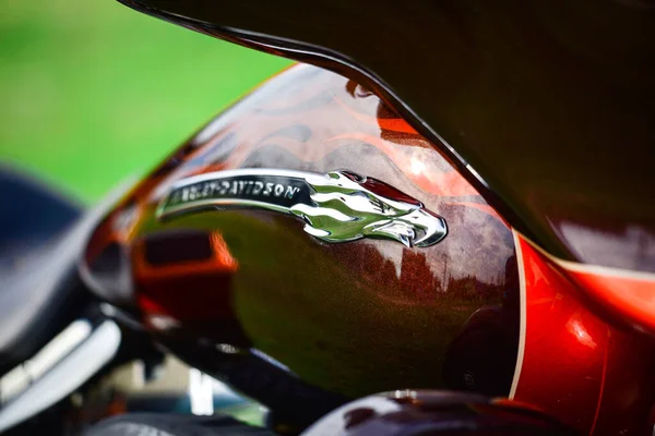 Pièces Moto Harley Davidson Magnifiquement Colorées Septembre 2019 Thaïlande — Photo