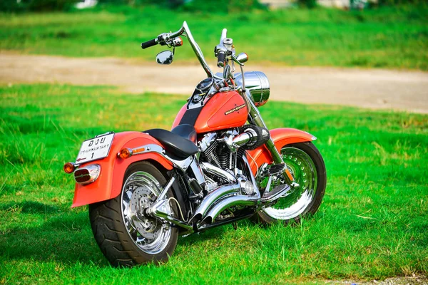 Beautiful Color Harley Davidson Motorcycle Parked Beautifully September 2019 Thailand — Stock Photo, Image