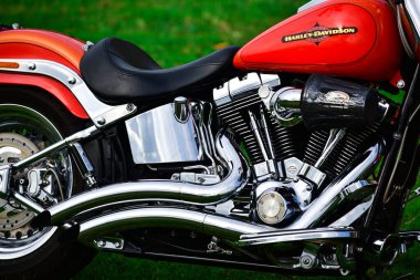 Güzel bir renk Harley Davidson motosikleti 7 Eylül 2019, Tayland