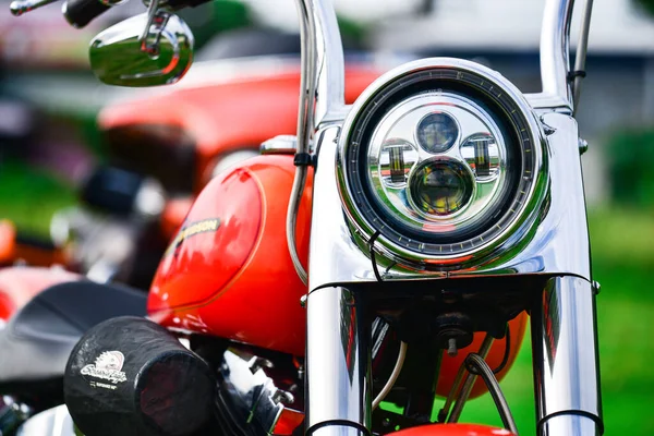 Όμορφα Χρωματισμένα Μέρη Μοτοσικλετών Harley Davidson Σεπτεμβρίου 2019 Ταϊλάνδη — Φωτογραφία Αρχείου