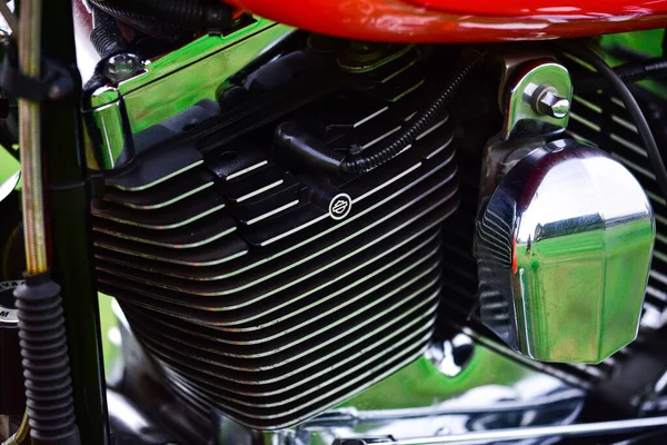 Beautifully Colored Harley Davidson Motorcycle Parts September 2019 Thailand — Stock Photo, Image