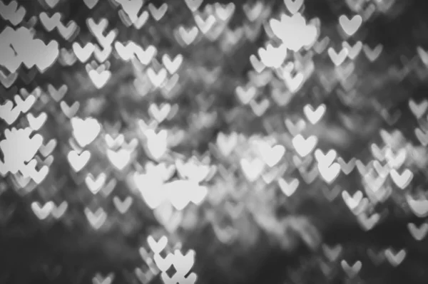 Abstract Achtergrondbeeld Van Hartvorm Bokeh Kan Werken Aan Liefde — Stockfoto