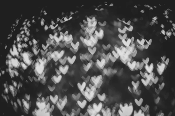 Abstrakt Bakgrundsbild Hjärtformen Bokeh Kan Arbeta Med Kärlek — Stockfoto
