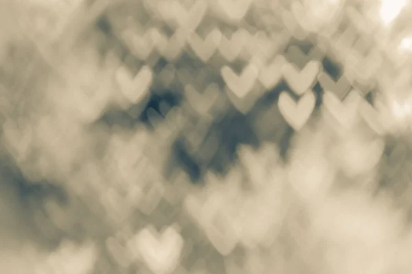 Αφηρημένο Φόντο Σχήμα Καρδιάς Bokeh Που Δημιουργήθηκε Από Θολή Φακό — Φωτογραφία Αρχείου