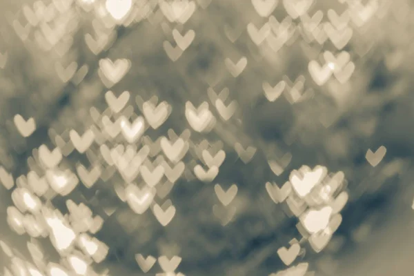 Αφηρημένο Φόντο Σχήμα Καρδιάς Bokeh Που Δημιουργήθηκε Από Θολή Φακό — Φωτογραφία Αρχείου