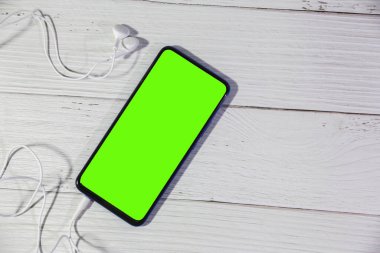 Projeye içerik koymak için boş ekran ya da kopyalanmış cep telefonu.