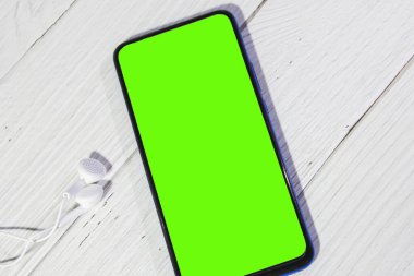 Projeye içerik koymak için boş ekran ya da kopyalanmış cep telefonu.
