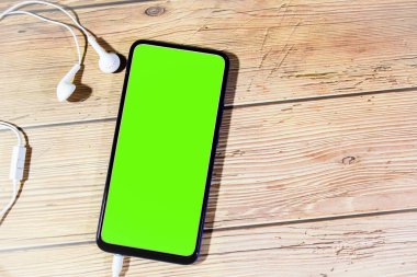 Projeye içerik koymak için boş ekran ya da kopyalanmış cep telefonu.