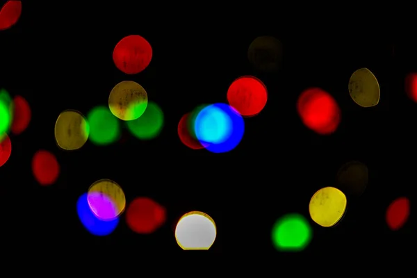 Abstract Wallpaper Digital Background Bokeh Lights — Stock Photo, Image