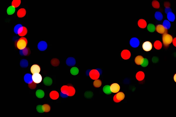 Abstract Wallpaper Digital Background Bokeh Lights — Stock Photo, Image