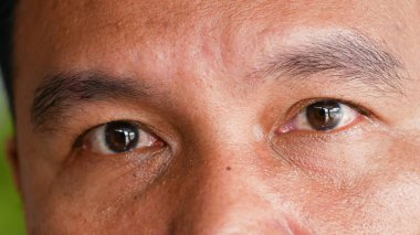 asyalı erkek yüz yakın