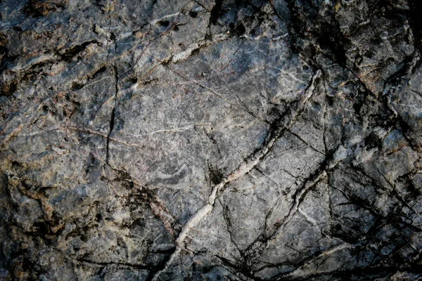 Astratto Strutturato Muro Pietra Scura Come Sfondo — Foto Stock