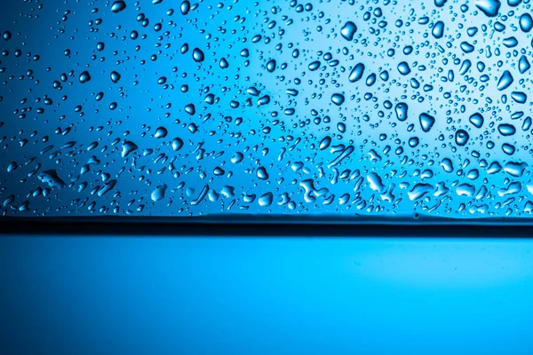 Papel Parede Abstrato Com Gotas Água Vidro — Fotografia de Stock