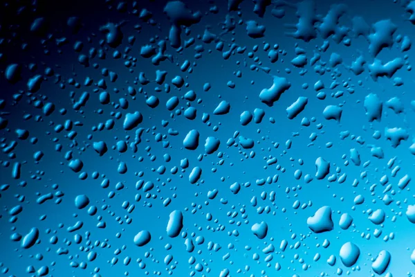 Fondo Pantalla Abstracto Con Gotas Agua Sobre Vidrio —  Fotos de Stock